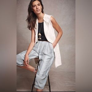 Anthropologie Elevenses XS longline vest. New with tags.